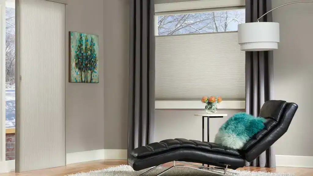Bright and inviting interior with natural light, contemporary decor, and a relaxing atmosphere.