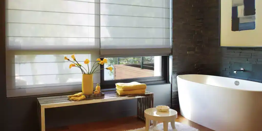 Alustra Woven Textures Roman Shades