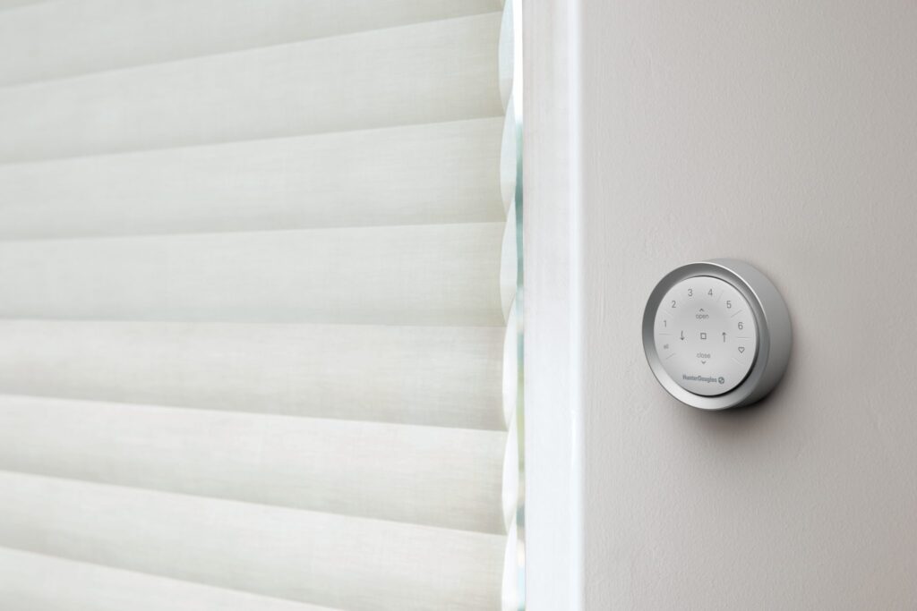PowerView® Surface Remote with Sonnette® Cellular Roller Shades
